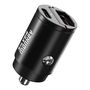 Silver Monkey PDQC-CPCT30-SM 30W car charger 1x USB-C PD 1xUSB-A QC - black, Silver Monkey PDQC-CPCT30-SM PDQC-CPCT30-SM