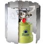 Wind shield for a camping stove burner - silver, Meva UGD15004 UGD15004