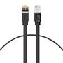 Baseus High Speed ​​flat Ethernet CAT6 RJ45 network cable 1m - black, Baseus PCWL-B01 PCWL-B01