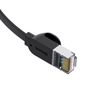 Baseus High Speed ​​flat Ethernet CAT6 RJ45 network cable 1m - black, Baseus PCWL-B01 PCWL-B01
