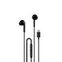 Dudao X3C In-Ear Wired USB-C Headphones 1.2m - Black, Dudao X3C black X3C black