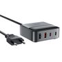 Acefast Z6 Charger Network GaN Desktop 2x USB-A / 2x USB-C PD 65W - Black, Acefast Z6