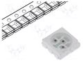 LED; yellow; SMD; 5060,PLCC6; 4200÷5800mcd; 2÷2.6VDC; 5x5x1.5mm OPTOSUPPLY OS5YATS4C1A