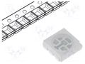 LED; blue; SMD; 5060,PLCC6; 1500÷2000mcd; 2.9÷3.6VDC; 5x5x1.5mm OPTOSUPPLY OSB56TS4C1A