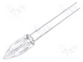 LED; white warm; 5mm; candle light effect; 500÷750mcd; 100°; 20mA OPTOSUPPLY OS2MDK58A1B