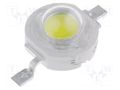 Power LED; white cold; EMITER; 3W; 6500K; 200lm; 140°; 700mA OPTOSUPPLY OSW4XZE3E1E