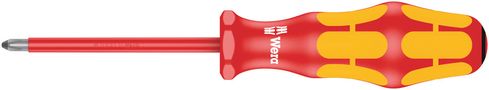 165 i PZ VDE Insulated screwdriver for Pozidriv screws, PZ 1x80, Wera 05006162001