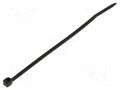 Cable tie; L: 71mm; W: 1.6mm; black; polyamide; Ømax: 11mm KSS WIRING CVT-070B