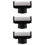 Set of 3 extra shaving heads for the Melissa 16680054 trimmer Black 16680055 8711902081630