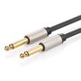 Ugreen AV128 10638 mono TS cable 6.35mm jack / 6.35mm jack 2m - gray, Ugreen 10638-ugreen 10638-ugreen