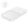 Samsung Wireless Charger Duo EP-P5400TWEGEU inductive charger 15W - white + mains charger + cable, Samsung EP-P5400TWEGEU EP-P5400TWEGEU