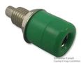 SOCKET, 4MM, PANEL, GREEN 24.247.4