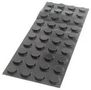 FEET BUMPERS, PK40 SJ-5744 BLACK