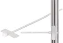 Cable Marker Tie with Labelling Field, transparent-white - labelling field 2.5 cm long and 8 mm wide 17095