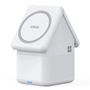 Duzzona W20 15W 4in1 inductive charger for iPhone / AirPods / Apple Watch with night lamp - white, Duzzona 6934913007402 6934913007402