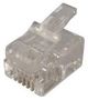 PLUG, RJ11, 6P4C, FLAT 7001-6P4C