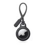 Tech-Protect Rough Chain Case for Apple AirTag with Pendant - Black, Tech-Protect 5906302304998 5906302304998
