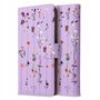 Tech-Protect Wallet Case for Samsung Galaxy A54 5G - Purple Flowers, Tech-Protect 5906203698417 5906203698417