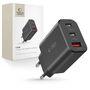 Tech-Protect NC30W charger 2x USB-C PD 30W / USB-A QC 3.0 - black, Tech-Protect 5906302301027 5906302301027