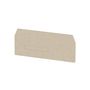 Partition plate (terminal), End and intermediate plate, 99 mm x 50 mm, dark beige Weidmuller 1749580000 04032248138920