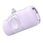 Wozinsky WF16-YLS 5000mAh 15W Lightning Mini Power Bank with Built-in USB-C Cable and Apple Watch Charger - Purple, Wozinsky 5907769364563 5907769364563