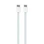 Puro Fabrik USB-C - USB-C Cable 1.5m 60W 480mbps - Blue, Puro Elektrik PUCCCFABK415MTLBLUE PUCCCFABK415MTLBLUE