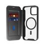 Puro Book Mag MagSafe Leather Case with Flap and Card Slot for iPhone 16 - Black, Puro PUIPC1661BKMAGBLK PUIPC1661BKMAGBLK