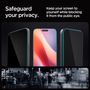 Spigen Glas.tR EZ Fit Privacy Tempered Glass for iPhone 16 Pro Max - 2 pcs., Spigen 8809971228527 8809971228527