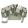 Feed-through terminal block, Tension-clamp connection, 4 mm², 800 V, 32 A, Number of connections: 3 Weidmuller 1770360000 04032248143191