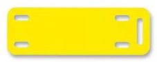 LABEL, PLATE, YEL, 50.8X12.7MM, PK500 M200X050Y6T