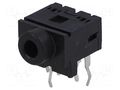 Connector: Jack 3,5mm; socket; female; stereo; ways: 3; THT ADAM TECH ASJ-6-5