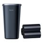 Baseus Dust-free Vehicle-mounted Trash Can（Trash Bag 3 roll/90）Black, Baseus CRLJT-A01