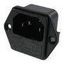 POWER ENTRY, RCPT, 10A, 250VAC, QC 719W-00/03