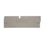 Partition plate (terminal), End and intermediate plate, 85.35 mm x 27 mm, dark beige Weidmuller 1816090000 04032248370665