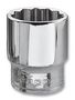 SOCKET 12-POINT 3/8" DRIVE 17MM J.17