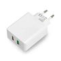 Goobay 2xUSB QC3.0 5V / 2A power supply - white GOB-17509 4040849449574