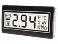 Voltmeter; digital,mounting; -200÷200mV; on panel; LCD; 3,5 digit TDE INSTRUMENTS DPM961-TW