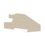 End plate (terminals), 100 mm x 1.5 mm, dark beige Weidmuller 1837070000 04032248418794