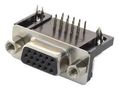 SOCKET, HD D SUB, R/A, PCB, 15WAY 618015330923