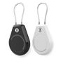 Apple AirTag Case Waterproof with Steel Cable - Black + White (2 pieces), Hurtel 5907769372391 5907769372391
