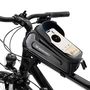 Wozinsky bicycle bag for the frame, armored, with a phone pocket, 1.7 l - black, Wozinsky 5907769372469 5907769372469