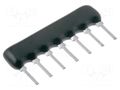 Resistor network: X; THT; 4.7kΩ; ±2%; 0.125W; No.of resistors: 6 ROYALOHM DR4.7K-6/7