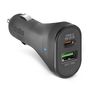 SBS TECRPD25W Car Charger 25W USB-A USB-C with Power Delivery - Black, SBS TECRPD25W TECRPD25W