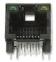 JACK, RJ45, W/LED, 1PORT RJHSE-5084