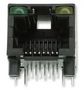 JACK, RJ45, W/LED, 1PORT RJHSE-5085