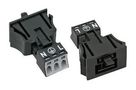 PLUG, WINSTA MINI,SNAP-IN, 3POLE,BLK 890-713