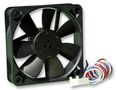 FAN, PC, W/CONN, 60MM 12VDC 612F/2L-640