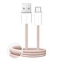 Puro Fabrik 10W Braided Cable USB-A - USB-C 1.5m - Beige, Puro PUCAC10WFABK415MTBEG PUCAC10WFABK415MTBEG