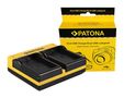 PATONA Dual Ladegerät f. Nikon EN-EL9 D40 D40x D5000 D60 inkl. Micro-USB Kabel, PATONA 191540 4055655186902