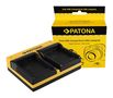 PATONA Dual Ladegerät f. Samsung SLB-07A TL TL100 TL210 TL220 TL225 TL90 SLB-07A PL150 inkl. Micro-U, PATONA 191607 4055655187244